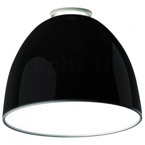 Artemide Nur Mini Plafondlamp Glanzend Zwart