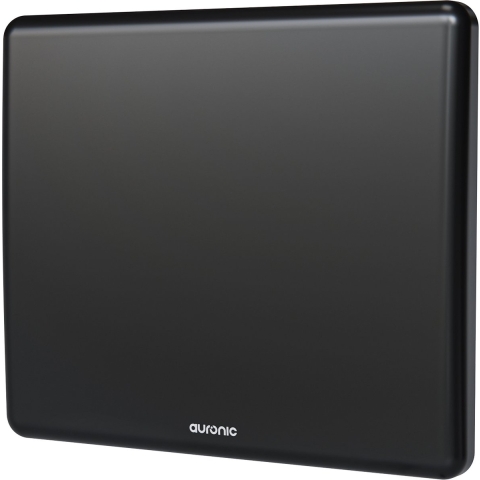 Auronic Convectorkachel - 1000W - Elektrische Verwarming - 3 Standen - Metalen Paneelverwarming - Vrijstaand - Wielen - Zwart