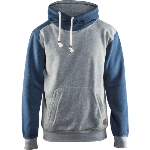 Blåkläder Hooded Sweatshirt 33991157 | Zwart melange/Grijs | Maat 3XL - 7330509465332