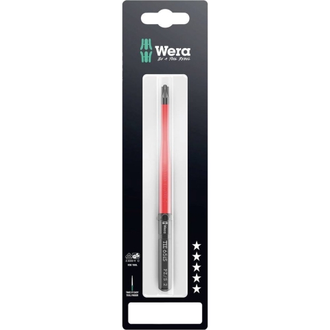 Wera Kraftform Kompakt VDE 65 iS PZ/S # 2x157 mm TIE SB Elektronica Plus/minus Verwisselbare kling 2 mm