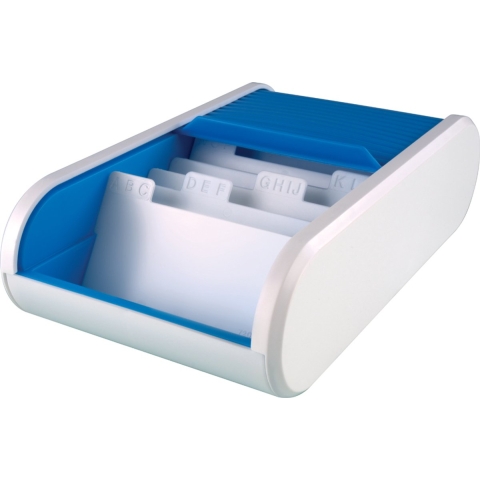 Helit H6218095 the personal Visitekaart box 300 kaarten (b x h x d) 240 x 67 x 136 mm Zwart Polyethyleen, Polypropyleen, Polystyrol