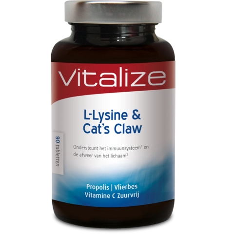 Vitalize L-Lysine en Cats Claw Tabletten