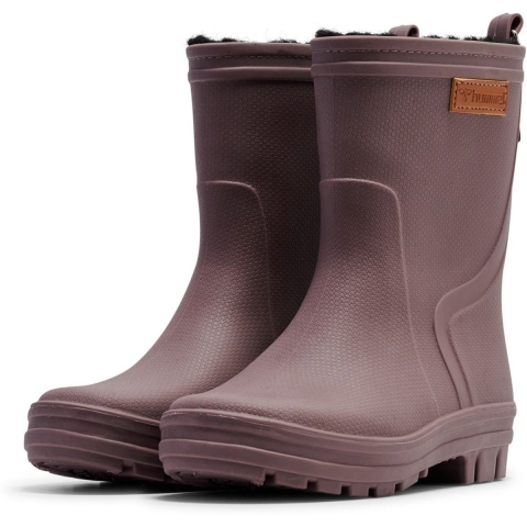 Hummel Gevoerde Rubberlaarzen - HMLThermo Boot Jr - Peppercorn - Hummel - 32 - Regenlaarzen