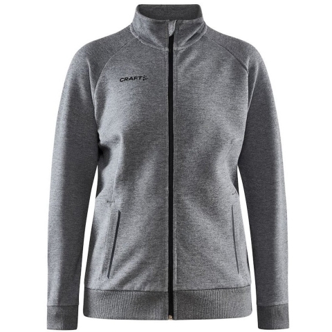 Craft 1910627 Core Soul Full Zip Jacket Wmn - Grey Melange - M