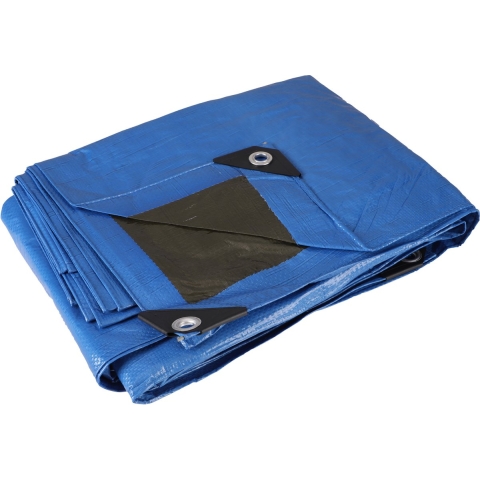 Copenhagen Pro Dekzeil | Middel | 100 gr | 4 x 6 m | Met hoekversteviging | Blauw/groen - 23.621.01