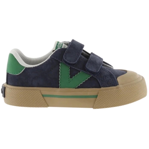 Contrastende suède schoenen voor baby Victoria Tribu Horma Ancha