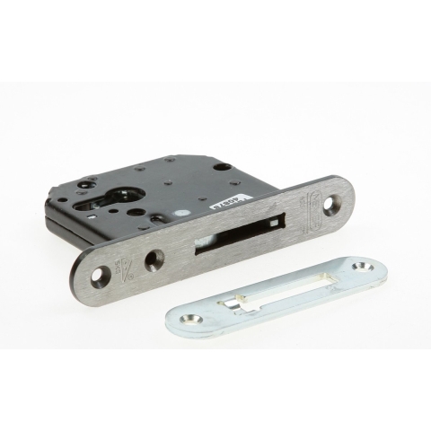 Nemef 4208 Veiligheidsbijzetslot | SKG** | DM50mm | voorplaat RVS 25x140mm afgerond | P 4208/12 | DR 1+2+3+4 - 9420827500