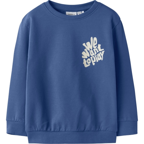 Name It Sweatshirt - NmmBenja - Delft - Name It - 3 jaar (98) - Sweatshirt