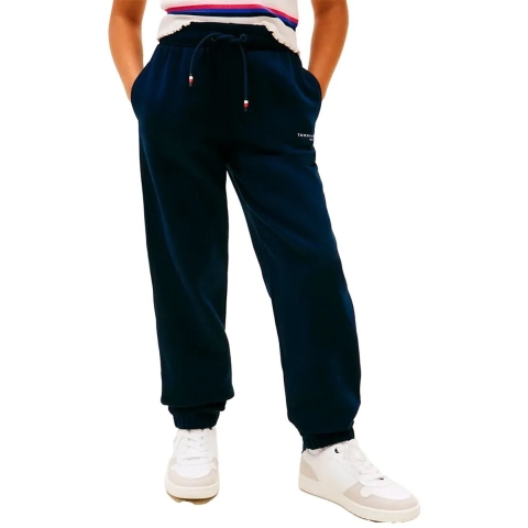 Tommy Hilfiger Joggingbroek - Mini Corp - Dark Nacht Marineblauw - Tommy Hilfiger - 8 jaar (128) - Joggingbroek