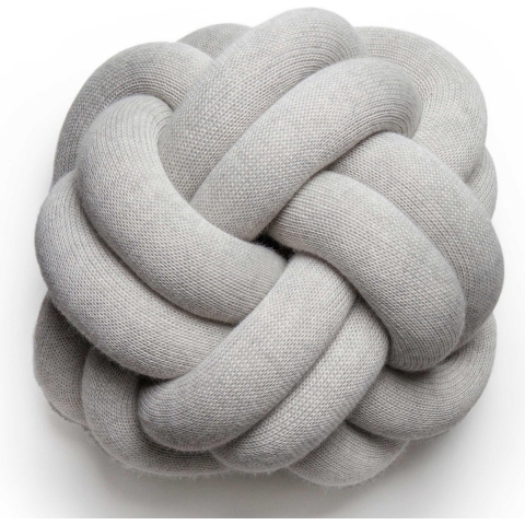 Design House Stockholm Knot Kussen 30x30 White Grey