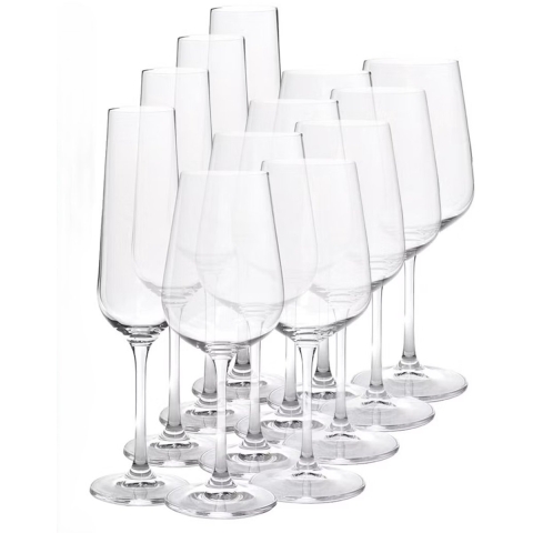 Salt & Pepper - Glazenset - 12-delig - Veneto - Witte - Rode - Champagneglazen - Glazen