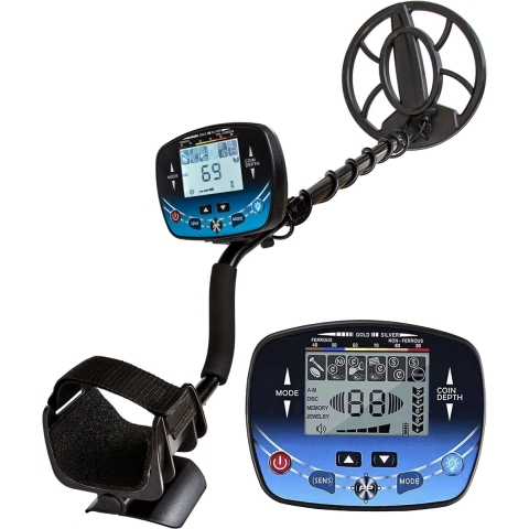 EarthVision Metaaldetector TerraWave PRO - Voor kinderen en volwassenen - Verstelbare hoogte - Waterdicht - Lichtgewicht