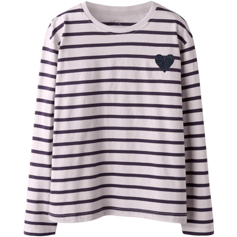 Name It Blouse - NkfTenisa - Tender Touch m. Strepen - Name It - 7-8 jaar (122-128) - Shirts