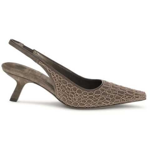 Geprinte Slingback Hakken