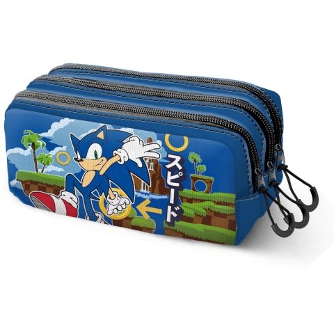 Sonic the Hedgehog Fan Trick Pencil Case - Green Hill
