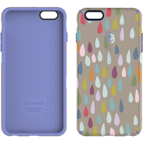 Speck CandyShell Inked - Hoesje - iPhone 6 Plus (Rainbow Drop Spectrum / Wisteria Purple)