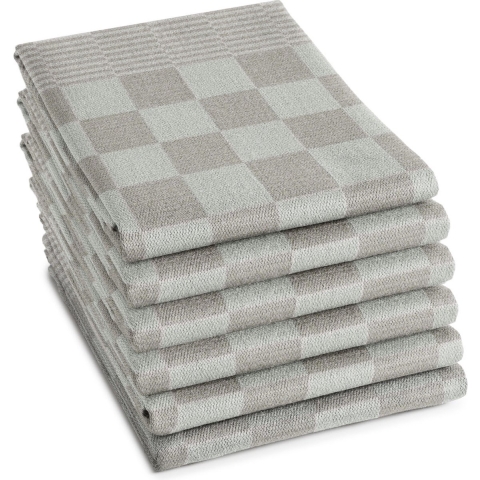 DDDDD Theedoek BBQ taupe 65x65cm 6 stuks
