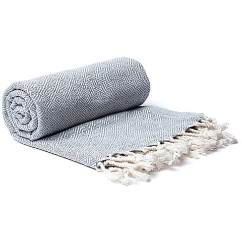 Ottoman Atelier Hamamdoek Grijs