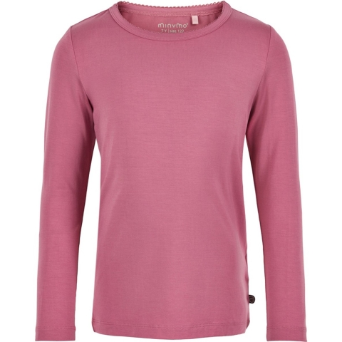 Minymo Blouse - Bamboe - Heather Rose - Minymo - 2 jaar (92) - Shirts