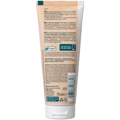 8x Kneipp Mini Bodymilk Soft Skin 75 ml