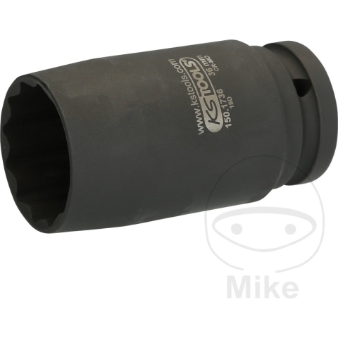 KS Tools 150.1736 3/4 12-kant aandrijfaskrachtsteekdop, dunwandig, 36 mm