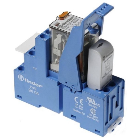 Finder 58.34.8.230.5060 Relaismodule Nominale spanning: 230 V/AC Schakelstroom (max.): 7 A 4x wisselcontact 1 stuk(s)