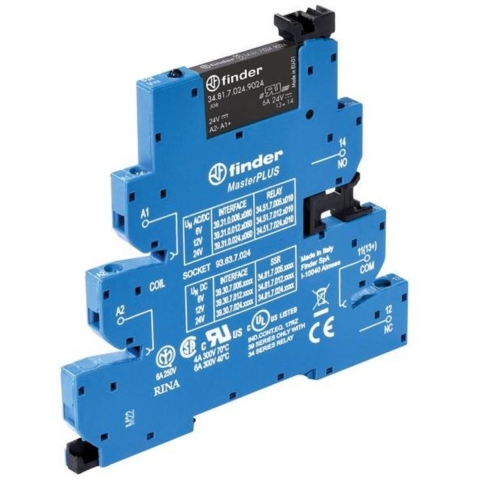 Finder Halfgeleiderrelais 39.30.0.024.8240 2 A Schakelspanning (max.): 230 V/AC 1 stuk(s)