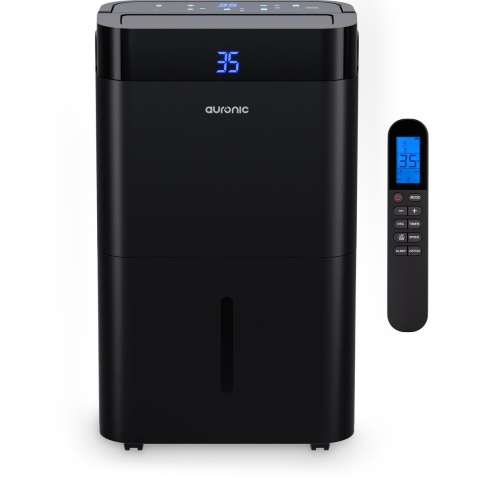 Auronic Luchtontvochtiger en Luchtreiniger - Better Plus Series - Ontvochtigt 30L per dag - 5L Waterreservoir - Slaapkamer, Badkamer, Woonkamer en Kantoor - Vochtvreter voor in Huis - Zwart