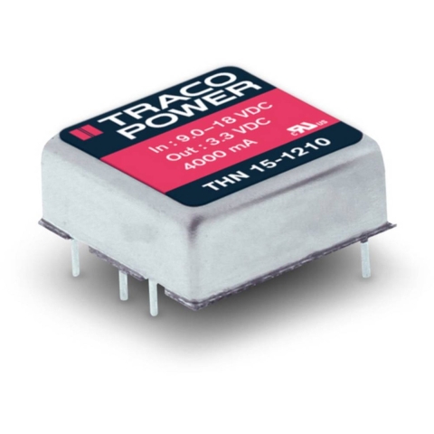 TracoPower THN 15-1211 DC/DC-converter, print 12 V/DC 5 V/DC 3 A 15 W Aantal uitgangen: 1 x Inhoud 1 stuk(s)