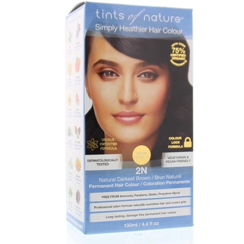 Tints Of Nature 2N Natural Darkest Brown