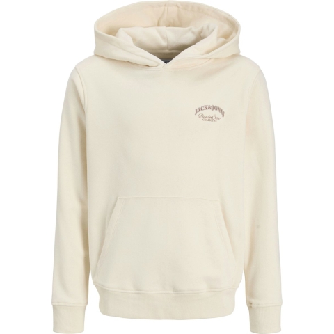 Jack & Jones Hoodie - JjeBrandes - Antique White - Jack & Jones - 10 jaar (140) - Hoodie