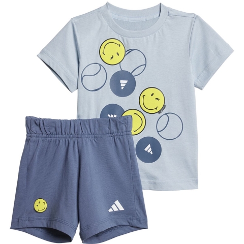 adidas Performance Shorts Set - In SMI - Wonblu/Prloin/Byello - adidas Performance - 1½ jaar (86) - Shorts