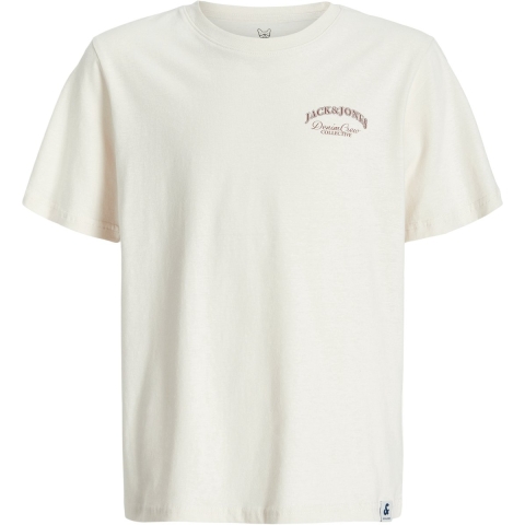 Jack & Jones T-Shirt - JjeBrandes - Antique White - Jack & Jones - 16 jaar (176) - T-Shirts