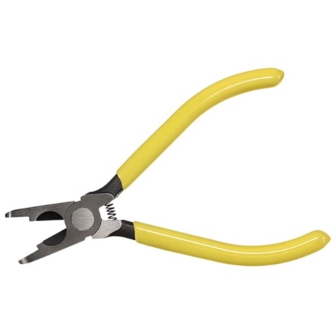 Toolland Krimptang - Voor UR/UY/UG connectoren - Compact en duurzaam - Geel