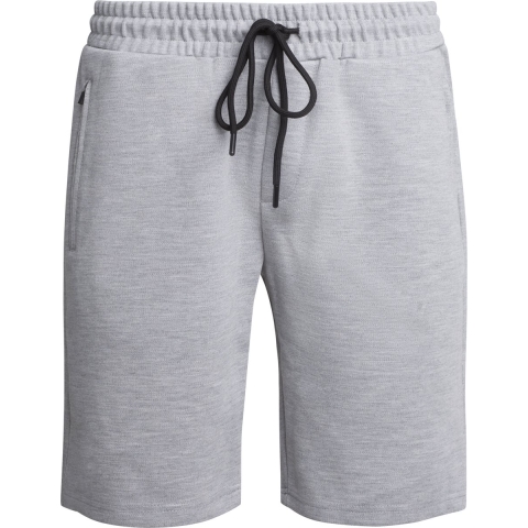Mario Russo Pique Short - Comfortabele casual short - Grijs Melange