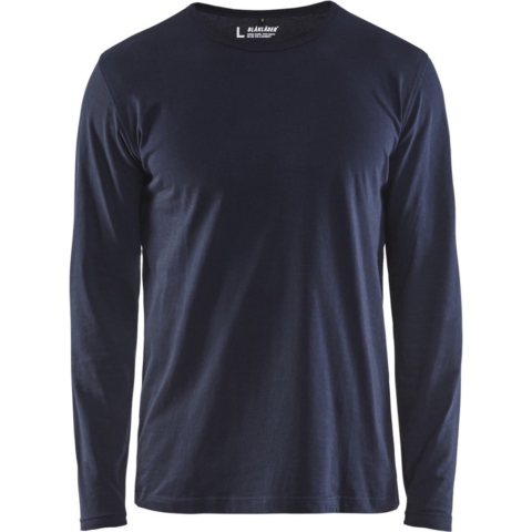 Blåkläder T-Shirt lange mouw 35001042 | Donker marineblauw | Maat XS - 7330509808900