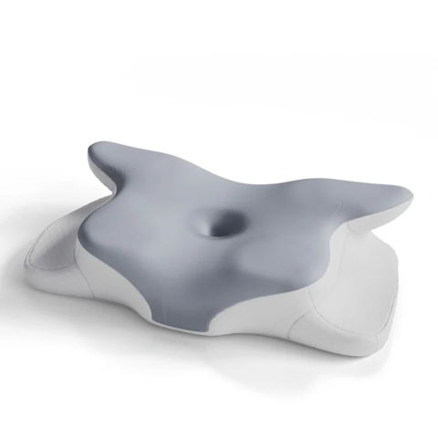 Nekkussen - Ergonomisch - Memory Foam - Wit / Grijs