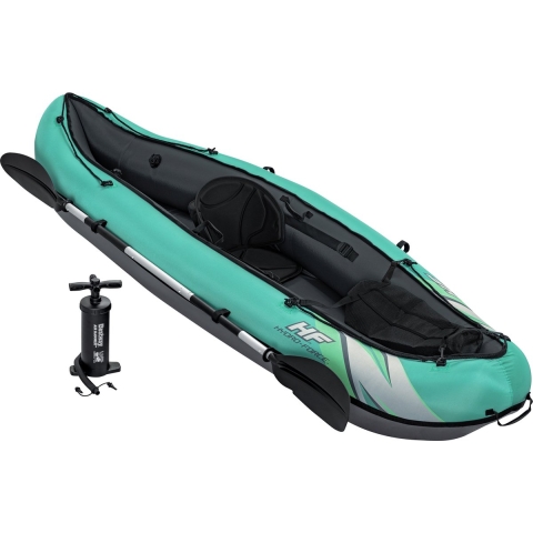 Hydro-Force Ventura Elite X1 - Opblaasbare Kajak - 280 cm - Zwart/Groen