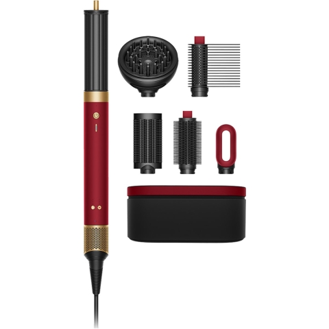Dyson Airwrap Coanda2x™ multistyler en föhn - Curly+Coily (Red velvet/Goud)