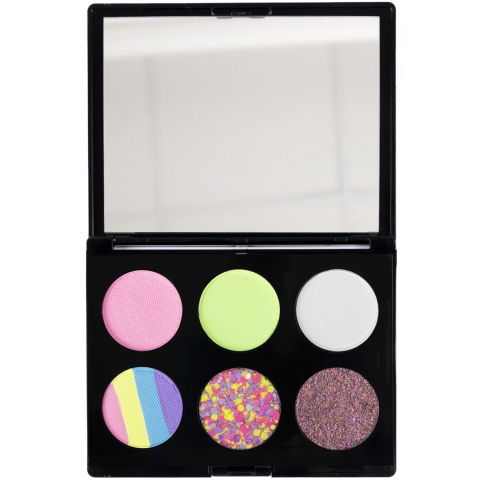 Carnaval Gezicht / Face paint verf set - Pastel Unicorn thema - schmink / make-up - waterbasis -