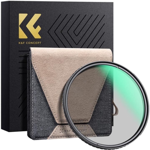K&F Concept CPL Filter - Nano X PRO met Copper Frame - 82mm
