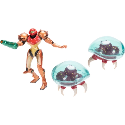 World of Nintendo Metroid Mini Figure 3-Pack - Samus Bounty Hunter