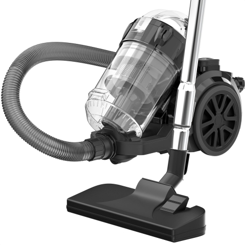 Strex Stofzuiger Zonder Zak - 700W Krachtige Zakloze Stofzuiger - HEPA Filter - 2.5L Stofreservoir - Extra Lang Snoer - Inclusief 4 Opzetstukken