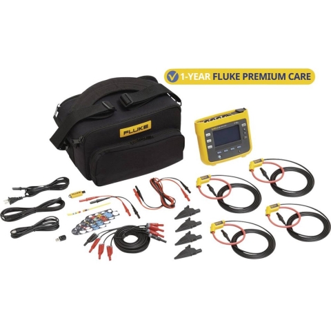 Fluke Fluke-1736/FPC EU Netwerkanalyser 3-fasig Met logger, Incl. stroomtang