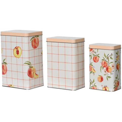 Opbergblik 3-delig H18.5cm multi