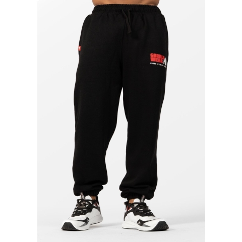 Gorilla Wear Classic Oversized Sweatpants - Zwart - 4XL