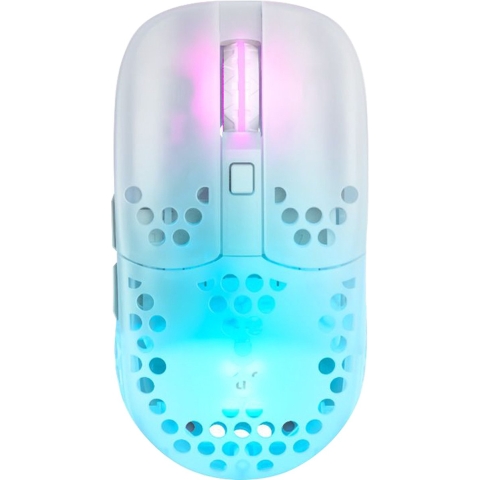 Xtrfy MZ1 Wireless - Muis - voor gaming - USB Type-A - optisch - wit