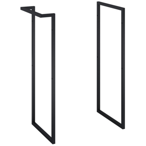 Atlantic - Badmeubelframe met handdoekhouder - Zwart