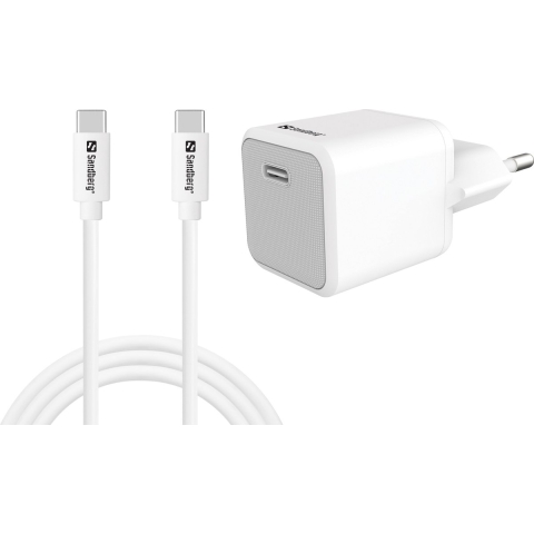 Sandberg USB-C 20W Charger+USB-C>C 1M