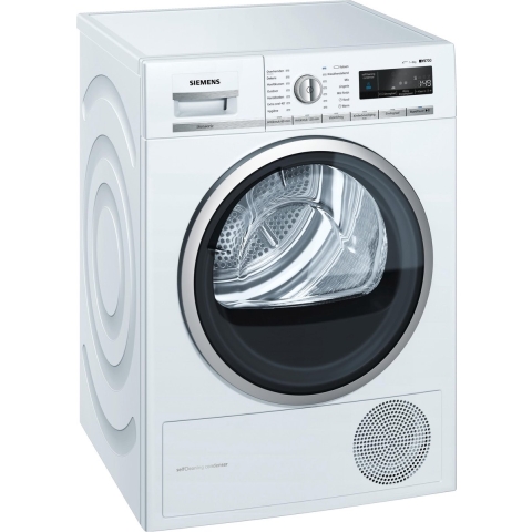 Siemens WT47W5E7NL - Warmtepompdroger - 8kg A+++ zelfreinigende condensor Speed - Afvoer